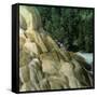 Yellowstone National Park (Wyoming, United States), "Cleopatra Terrace"-Leon, Levy et Fils-Framed Stretched Canvas