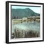 Yellowstone National Park (Wyoming, United States), the "Jupiter Terraces"-Leon, Levy et Fils-Framed Photographic Print