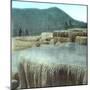 Yellowstone National Park (Wyoming, United States), the "Jupiter Terraces"-Leon, Levy et Fils-Mounted Photographic Print