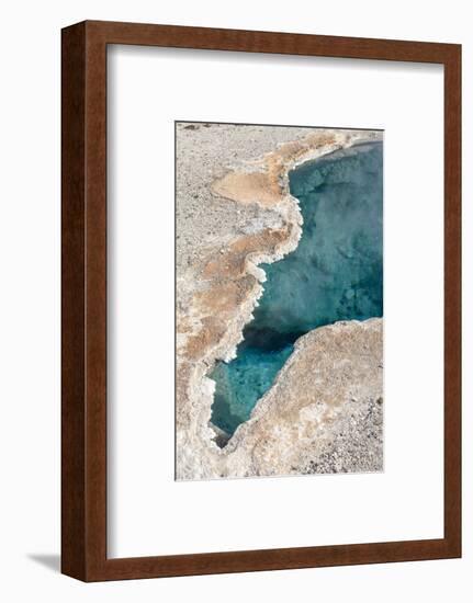 Yellowstone National Park, Wyoming, USA. Blue Star Spring is located in Upper Geyser Basin.-Janet Horton-Framed Photographic Print