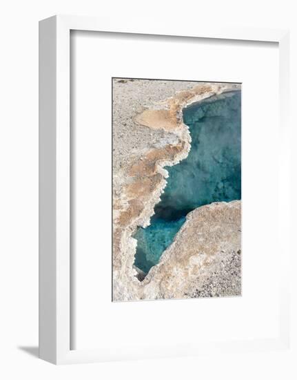 Yellowstone National Park, Wyoming, USA. Blue Star Spring is located in Upper Geyser Basin.-Janet Horton-Framed Photographic Print