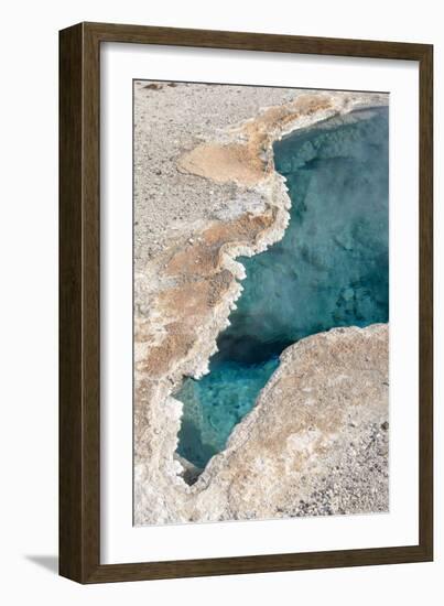 Yellowstone National Park, Wyoming, USA. Blue Star Spring is located in Upper Geyser Basin.-Janet Horton-Framed Photographic Print