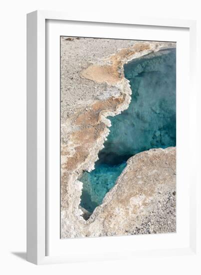 Yellowstone National Park, Wyoming, USA. Blue Star Spring is located in Upper Geyser Basin.-Janet Horton-Framed Photographic Print