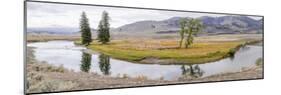 Yellowstone National Park, Wyoming, USA. Panorama landscape of Slough Creek.-Janet Horton-Mounted Photographic Print