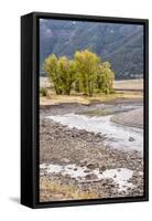 Yellowstone National Park, Wyoming, USA. Scenic landscape of Slough Creek.-Janet Horton-Framed Stretched Canvas