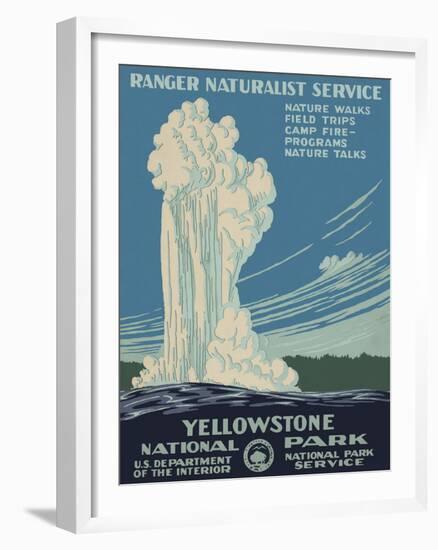 Yellowstone National Park-null-Framed Art Print