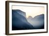 Yellowstone NP, California, USA: Grand View Over The Yosemite Valley While The Sun Is Rising-Axel Brunst-Framed Photographic Print