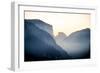 Yellowstone NP, California, USA: Grand View Over The Yosemite Valley While The Sun Is Rising-Axel Brunst-Framed Photographic Print