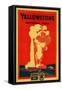 Yellowstone, Old Faithful Advertising Poster - Yellowstone National Park-Lantern Press-Framed Stretched Canvas