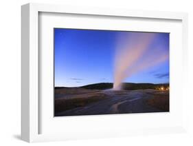 Yellowstone Old Faithful-Jason Savage-Framed Art Print