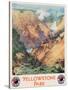 Yellowstone Park, 1934-Thomas Moran-Stretched Canvas