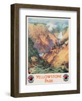 Yellowstone Park, 1934-Thomas Moran-Framed Giclee Print