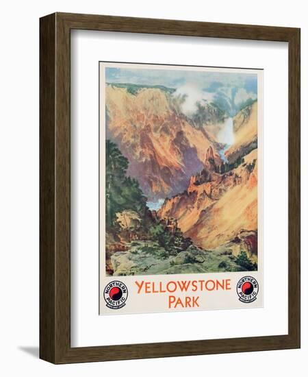 Yellowstone Park, 1934-Thomas Moran-Framed Giclee Print