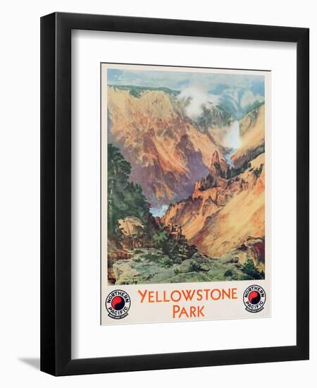 Yellowstone Park, 1934-Thomas Moran-Framed Giclee Print