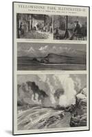 Yellowstone Park Illustrated, II-null-Mounted Giclee Print