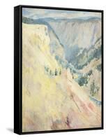 Yellowstone Park-John Henry Twachtman-Framed Stretched Canvas