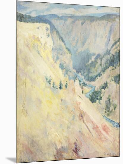 Yellowstone Park-John Henry Twachtman-Mounted Giclee Print