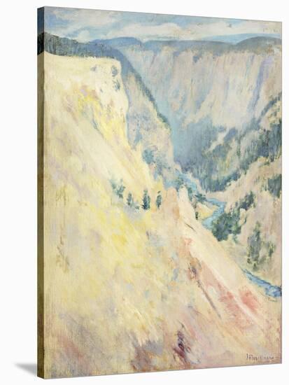 Yellowstone Park-John Henry Twachtman-Stretched Canvas