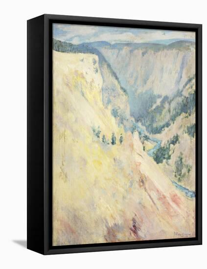 Yellowstone Park-John Henry Twachtman-Framed Stretched Canvas