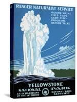 Yellowstone Poster, C1938-null-Stretched Canvas