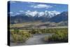 Yellowstone River, Absaroka Mountains, Montana.-Alan Majchrowicz-Stretched Canvas