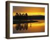 Yellowstone River at Sunrise, Hayden Valley, Yellowstone National Park, USA-Adam Jones-Framed Photographic Print