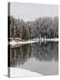 Yellowstone River in Winter, Yellowstone National Park, UNESCO World Heritage Site, Wyoming, USA-Pitamitz Sergio-Stretched Canvas