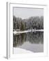 Yellowstone River in Winter, Yellowstone National Park, UNESCO World Heritage Site, Wyoming, USA-Pitamitz Sergio-Framed Photographic Print