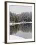 Yellowstone River in Winter, Yellowstone National Park, UNESCO World Heritage Site, Wyoming, USA-Pitamitz Sergio-Framed Photographic Print