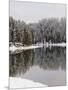 Yellowstone River in Winter, Yellowstone National Park, UNESCO World Heritage Site, Wyoming, USA-Pitamitz Sergio-Mounted Photographic Print