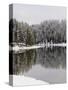 Yellowstone River in Winter, Yellowstone National Park, UNESCO World Heritage Site, Wyoming, USA-Pitamitz Sergio-Stretched Canvas