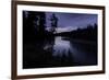 Yellowstone River Morning Silhouettes-Vincent James-Framed Photographic Print