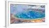 Yellowstone, Wyoming: an Overhead View of the Grand Prismatic Geyser-Brad Beck-Framed Photographic Print