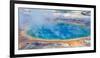 Yellowstone, Wyoming: an Overhead View of the Grand Prismatic Geyser-Brad Beck-Framed Photographic Print