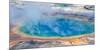 Yellowstone, Wyoming: an Overhead View of the Grand Prismatic Geyser-Brad Beck-Mounted Photographic Print