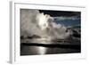 Yellowstone, Wyoming: Reflections of the Sky in the Pools of the Great Fountain Geyser-Brad Beck-Framed Photographic Print