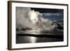 Yellowstone, Wyoming: Reflections of the Sky in the Pools of the Great Fountain Geyser-Brad Beck-Framed Photographic Print