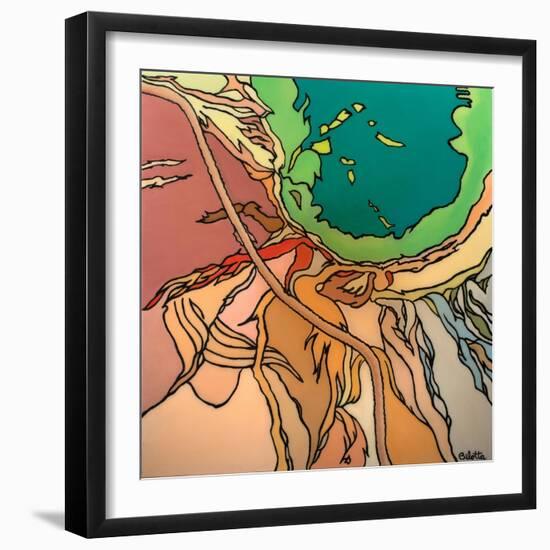 Yellowstone-Barbara Bilotta-Framed Art Print