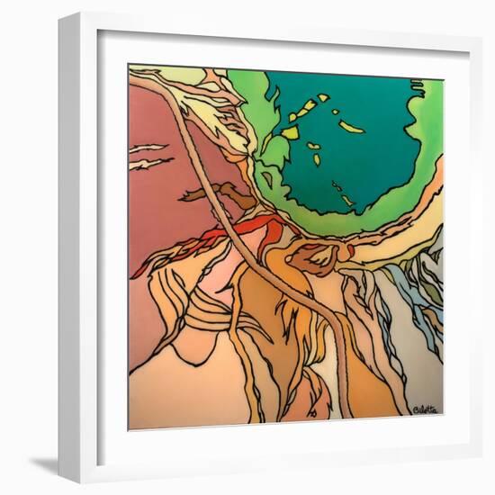 Yellowstone-Barbara Bilotta-Framed Art Print