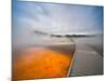 Yelowstone, Wy: While Walking on the Boardwalk That Surrounds the Grand Parismatic Geyser-Brad Beck-Mounted Photographic Print