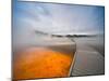 Yelowstone, Wy: While Walking on the Boardwalk That Surrounds the Grand Parismatic Geyser-Brad Beck-Mounted Photographic Print