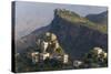 Yemen, Al Mahwit Province, Al Karn, Mountain Village, Elevated View-Peter Adams-Stretched Canvas