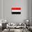 Yemen Flag Design with Wood Patterning - Flags of the World Series-Philippe Hugonnard-Art Print displayed on a wall