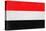 Yemen Flag Design with Wood Patterning - Flags of the World Series-Philippe Hugonnard-Stretched Canvas
