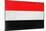 Yemen Flag Design with Wood Patterning - Flags of the World Series-Philippe Hugonnard-Mounted Art Print