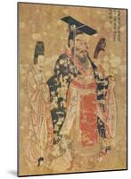 Yen Li-pen (Emperor Wu-Ti from the late Chou Dynasty) Art Poster Print-null-Mounted Poster