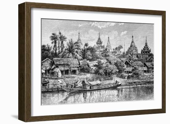 Yenan Gyong, Myanmar, 1895-Bertrand-Framed Giclee Print