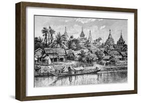 Yenan Gyong, Myanmar, 1895-Bertrand-Framed Giclee Print