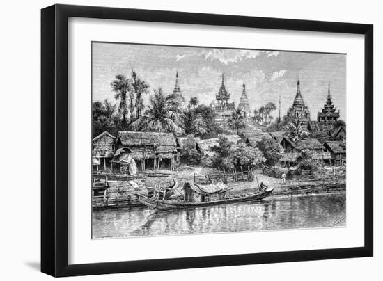 Yenan Gyong, Myanmar, 1895-Bertrand-Framed Giclee Print