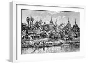 Yenan Gyong, Myanmar, 1895-Bertrand-Framed Giclee Print